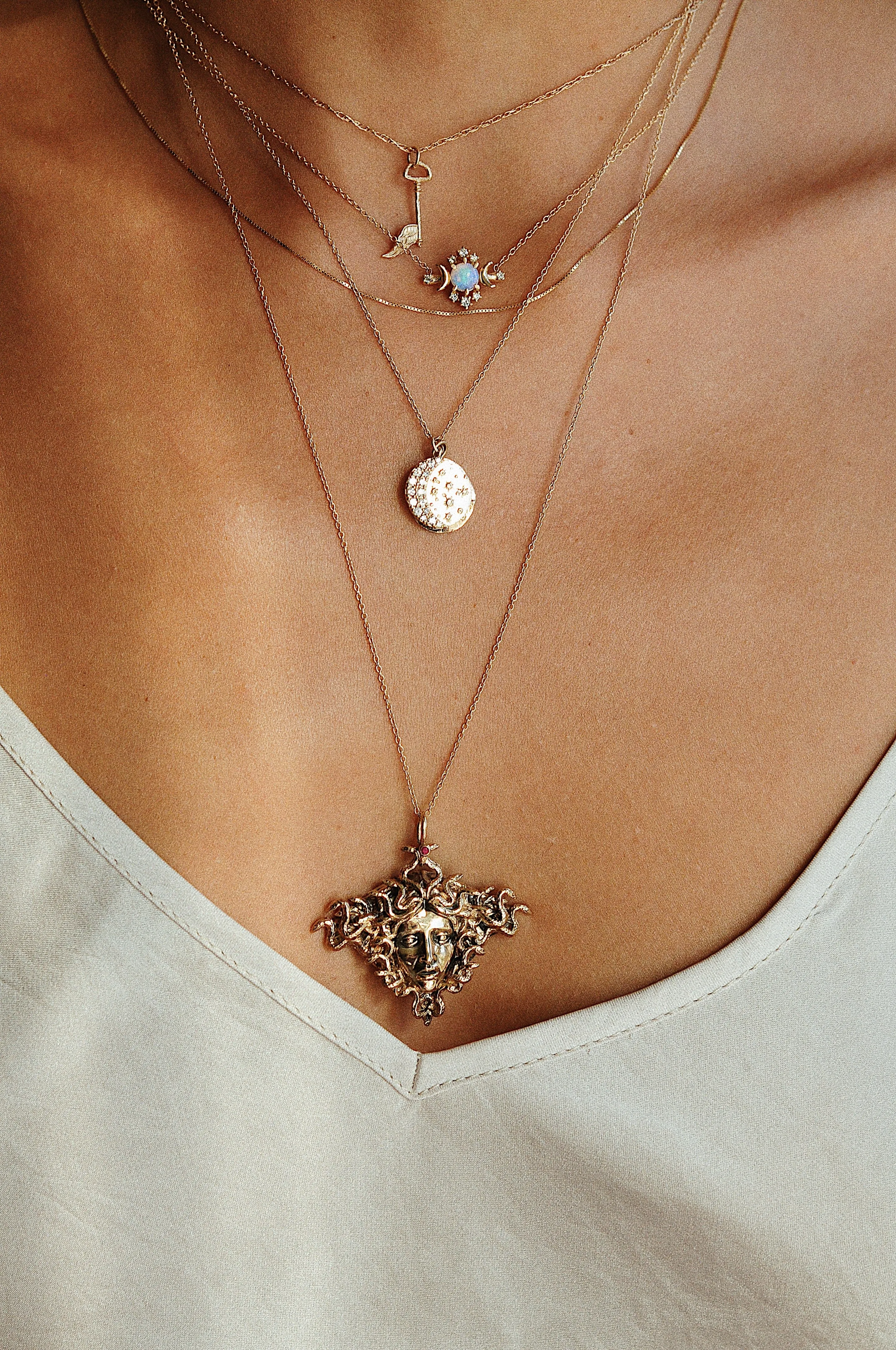 Lunar Phase Necklace