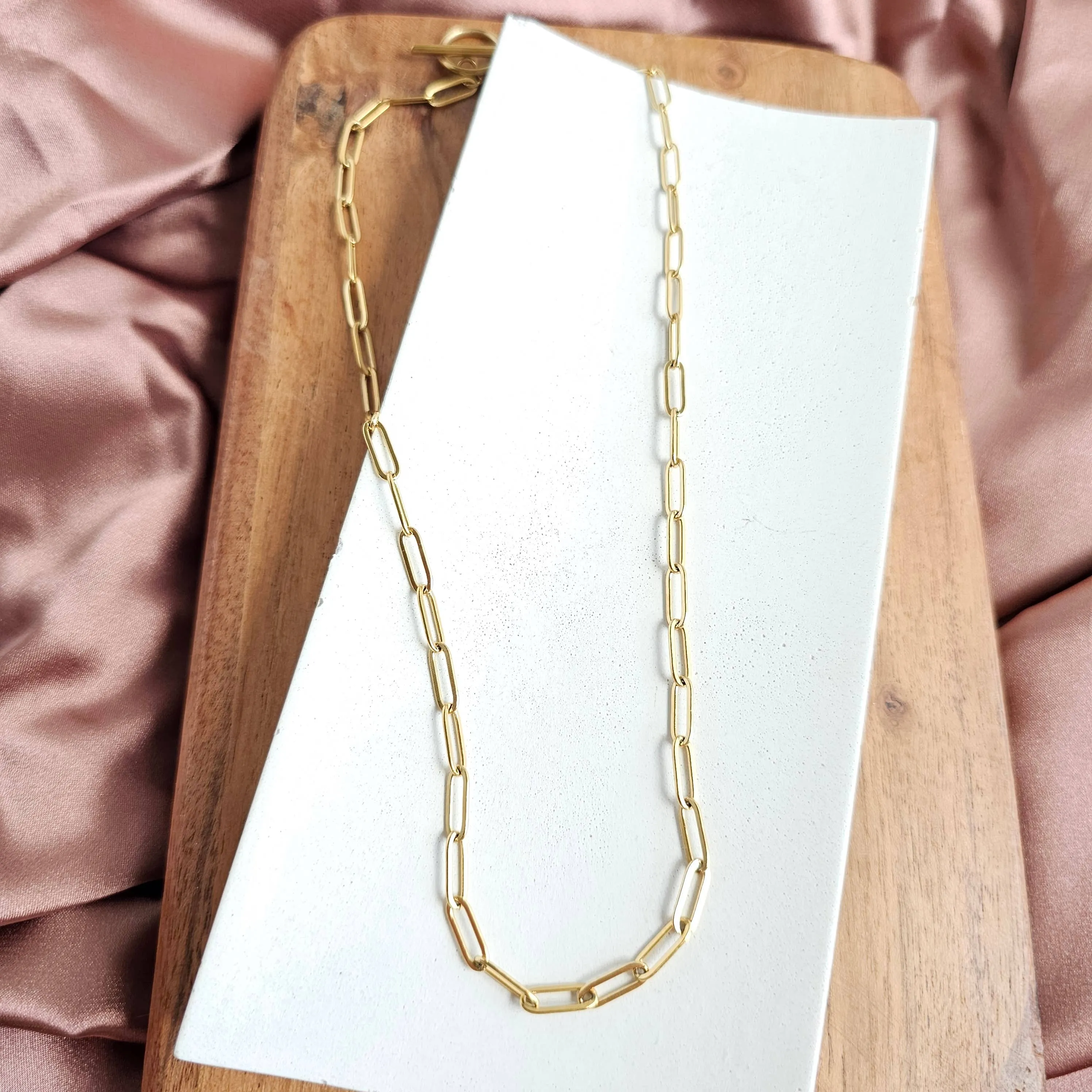 Luxe Gold Paper Clip Chain