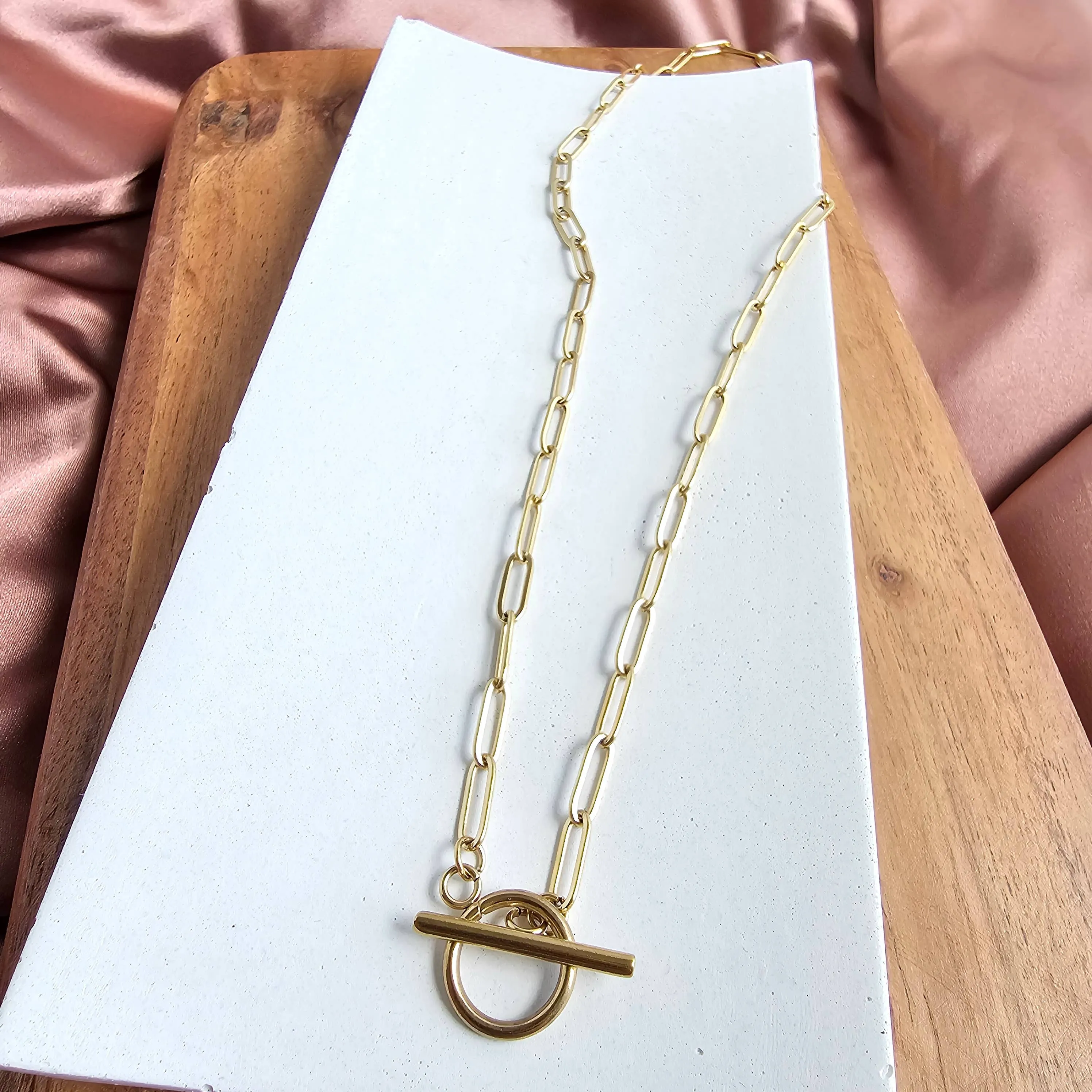 Luxe Gold Paper Clip Chain