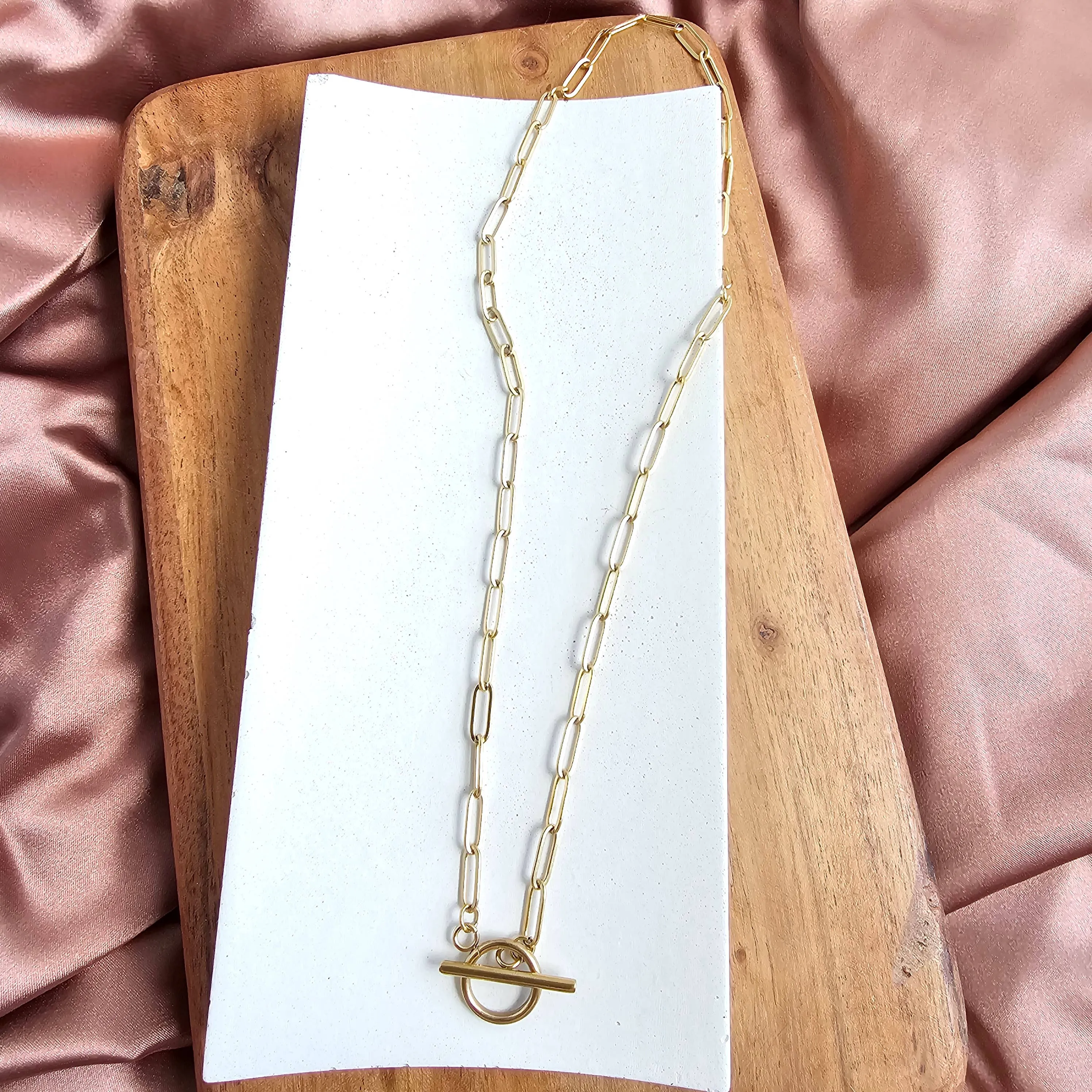 Luxe Gold Paper Clip Chain