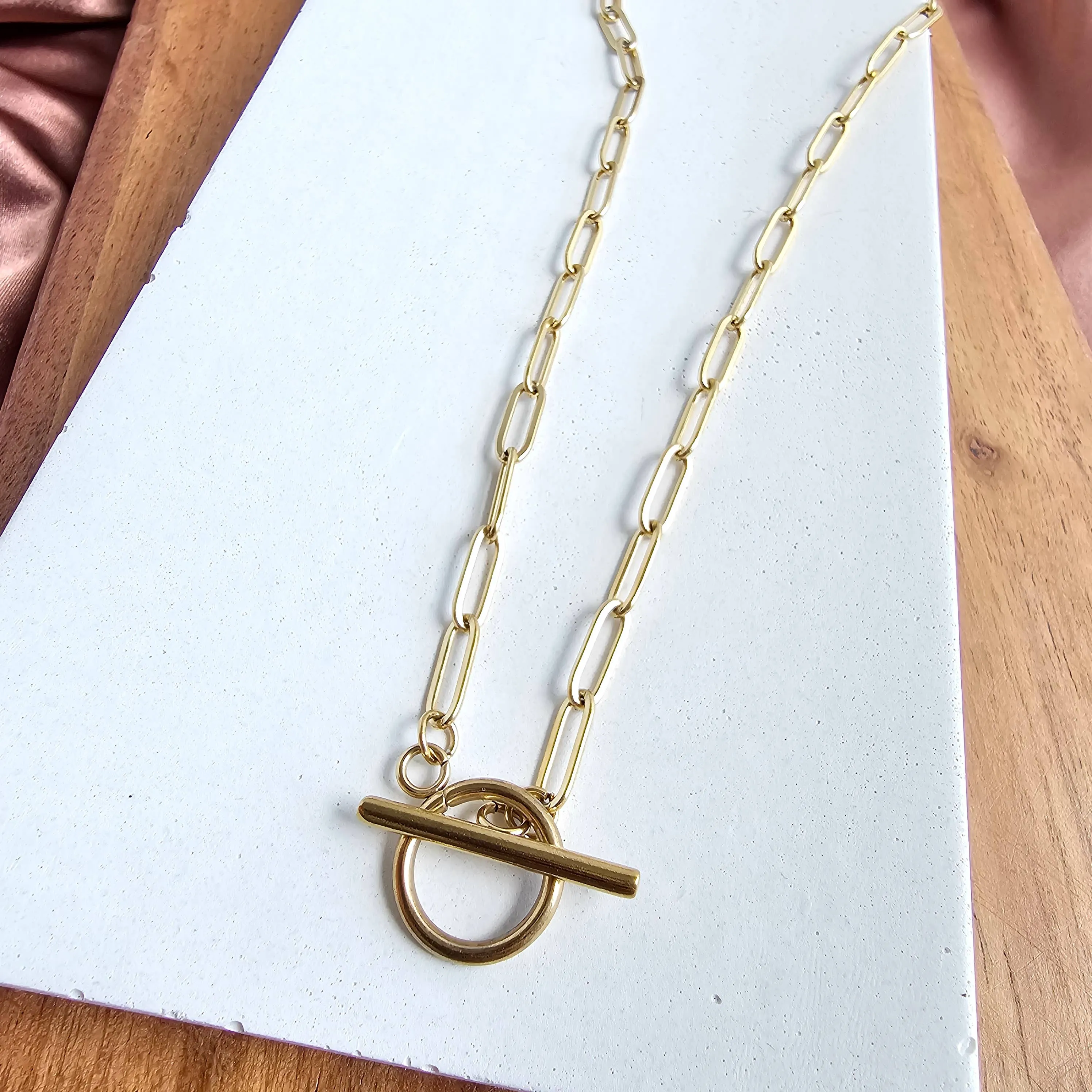 Luxe Gold Paper Clip Chain