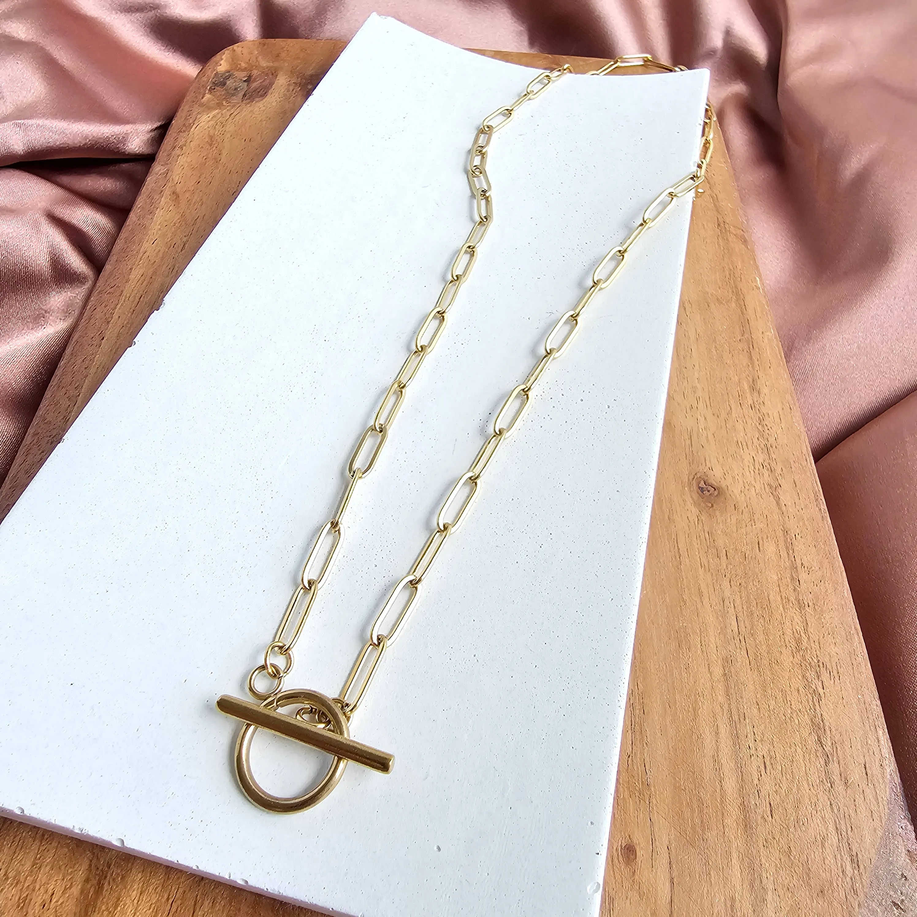 Luxe Gold Paper Clip Chain