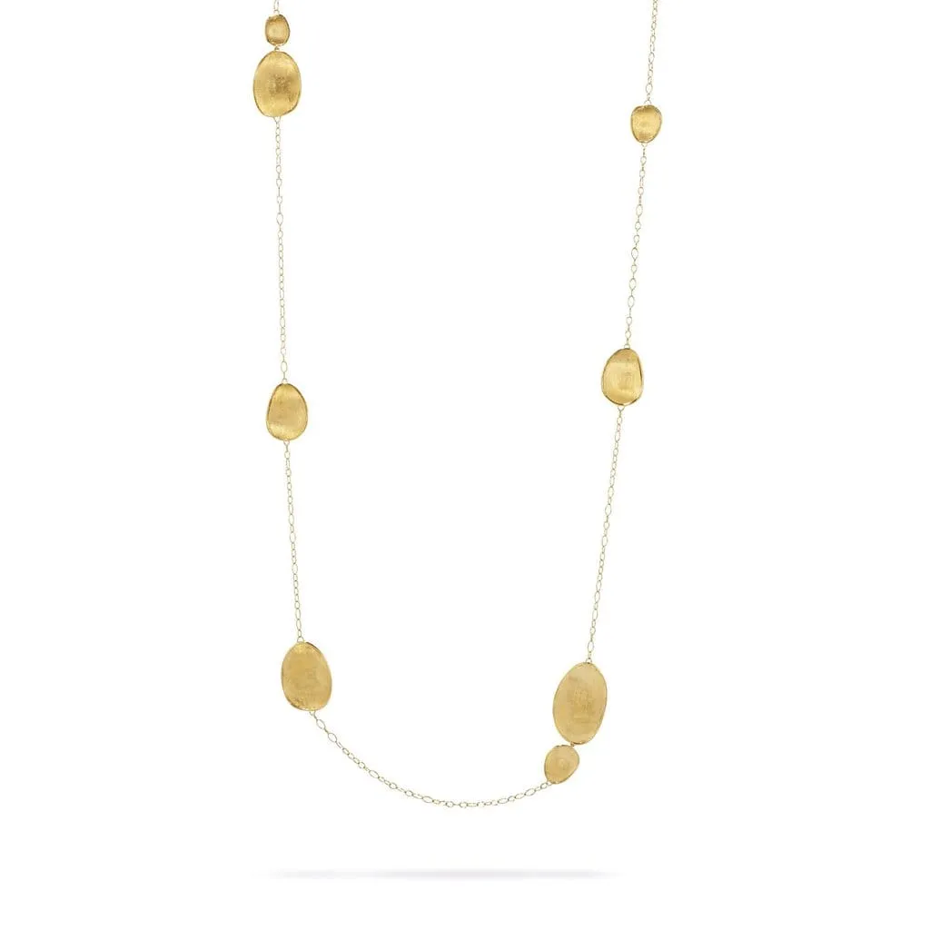 Marco Bicego 18K Yellow Gold Lunaria Station Necklace
