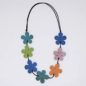 Multi Color Flower Power Necklace