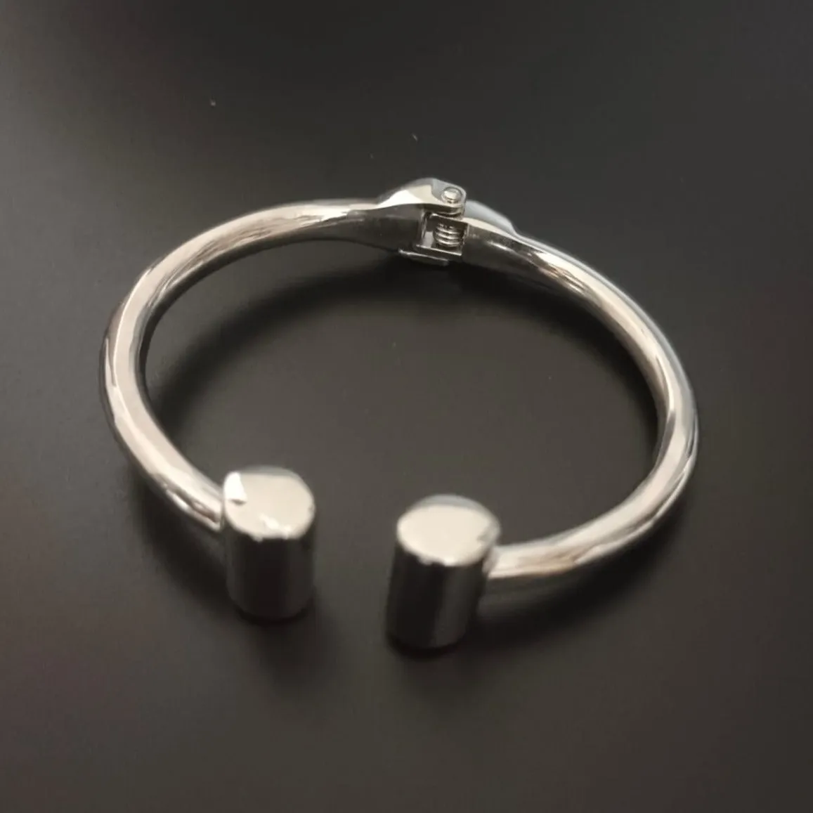 New silver cuff Kada Bracelet For Men Girl