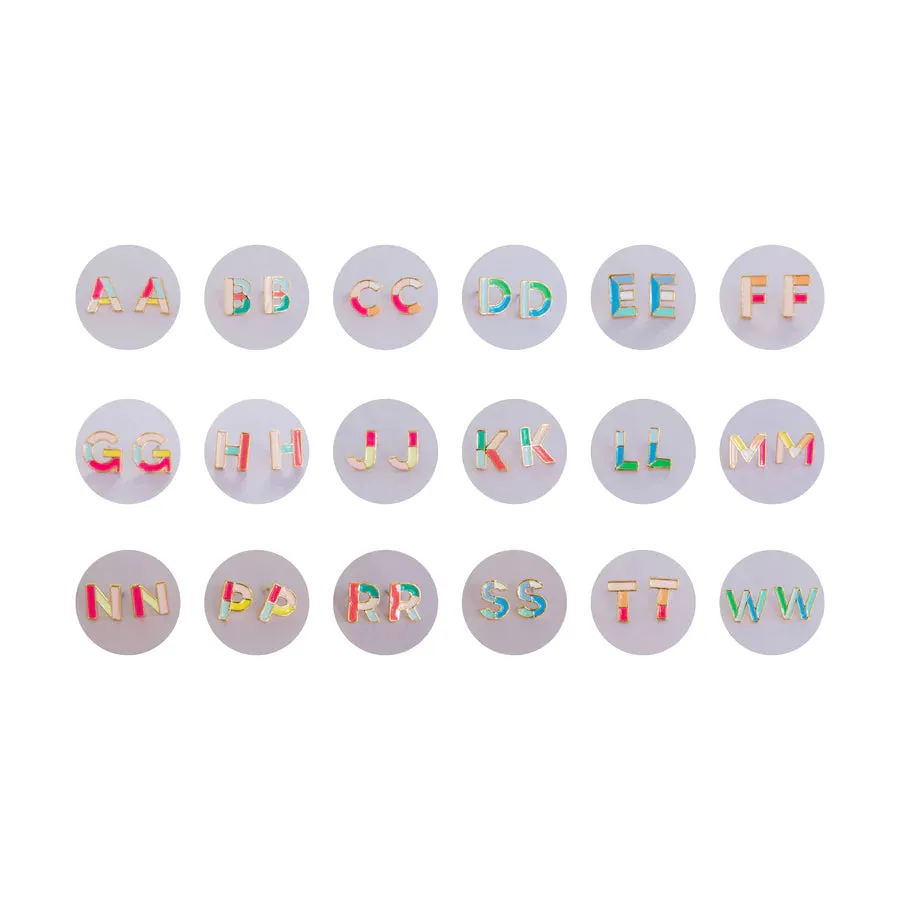 Olivia Luxe Initial Earrings