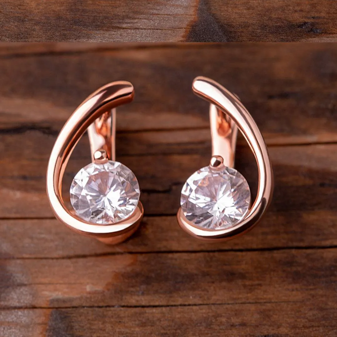 Opulent' Sapphire unique drop earrings