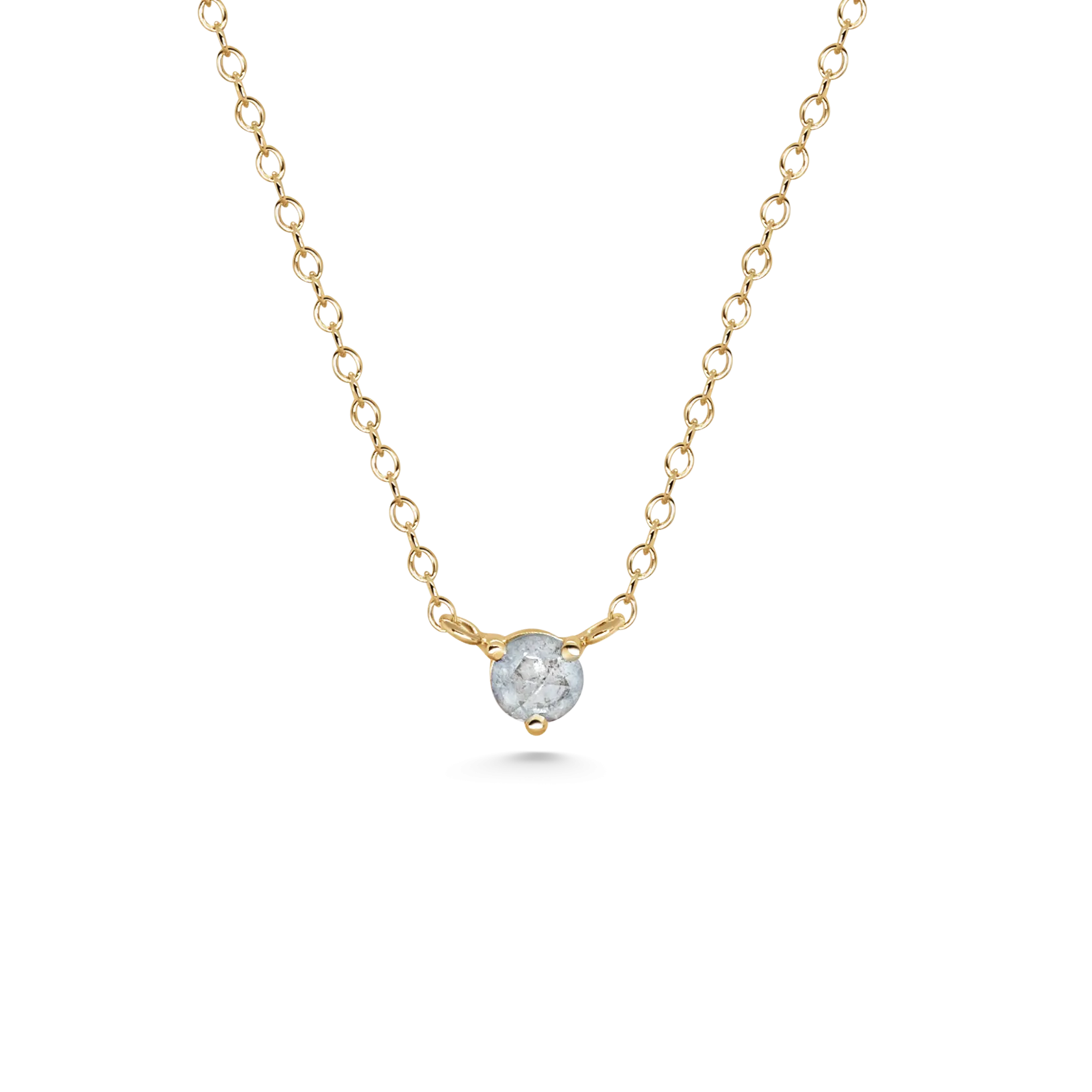 Orb Light Grey Diamond Necklace