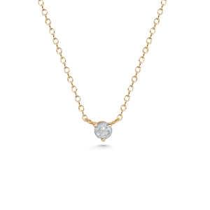 Orb Light Grey Diamond Necklace