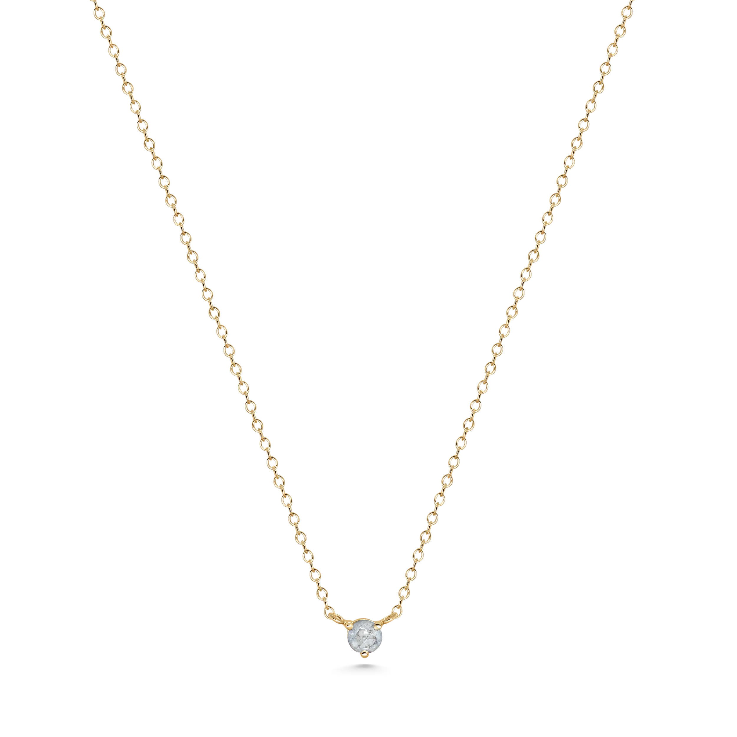 Orb Light Grey Diamond Necklace