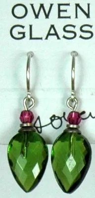 Owen Glass Earrings, Birdsong #10