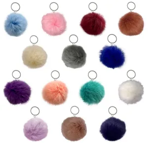 Pampeano Small Fur Pom Pom Keyring