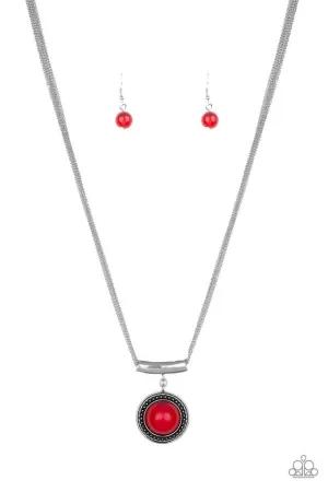 Paparazzi Necklace ~ Gypsy Gulf - Red