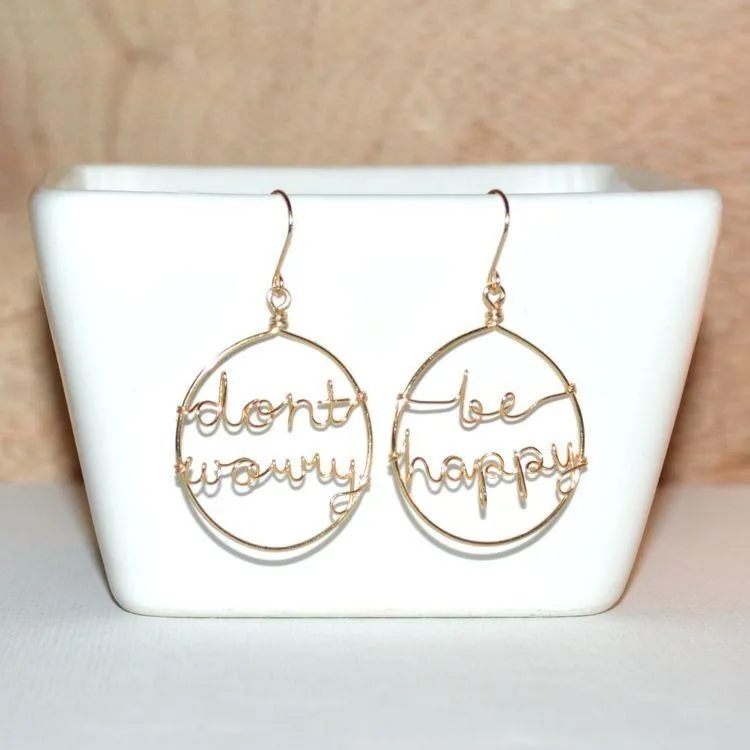 Personalized Name Earrings Unique Gifts