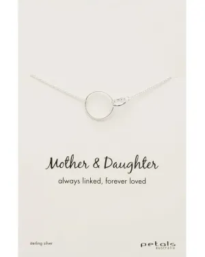 Petals Australia Sterling Silver Mother & Daughter Necklace