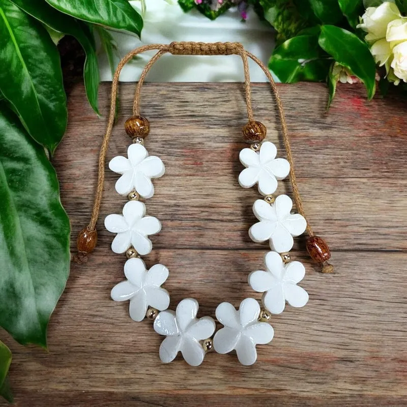 Plumeria Flower Bracelet | Tropical Jewelry