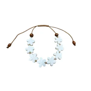 Plumeria Flower Bracelet | Tropical Jewelry