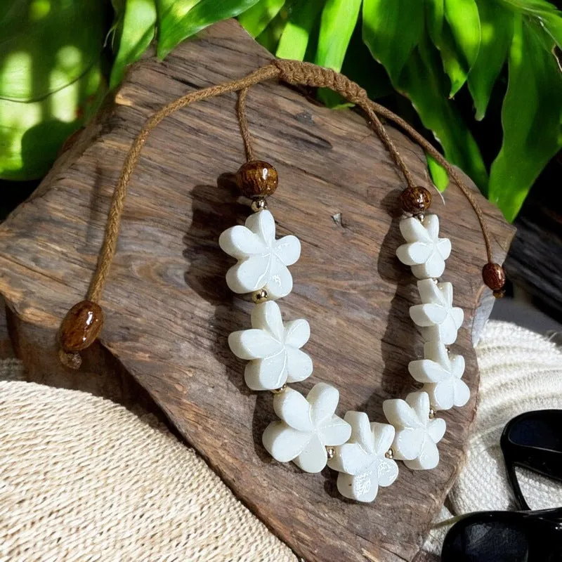 Plumeria Flower Bracelet | Tropical Jewelry