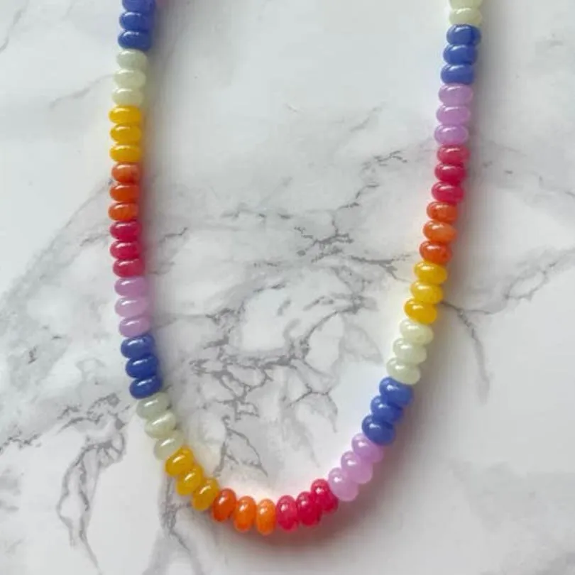 Rainbow Jade Necklace