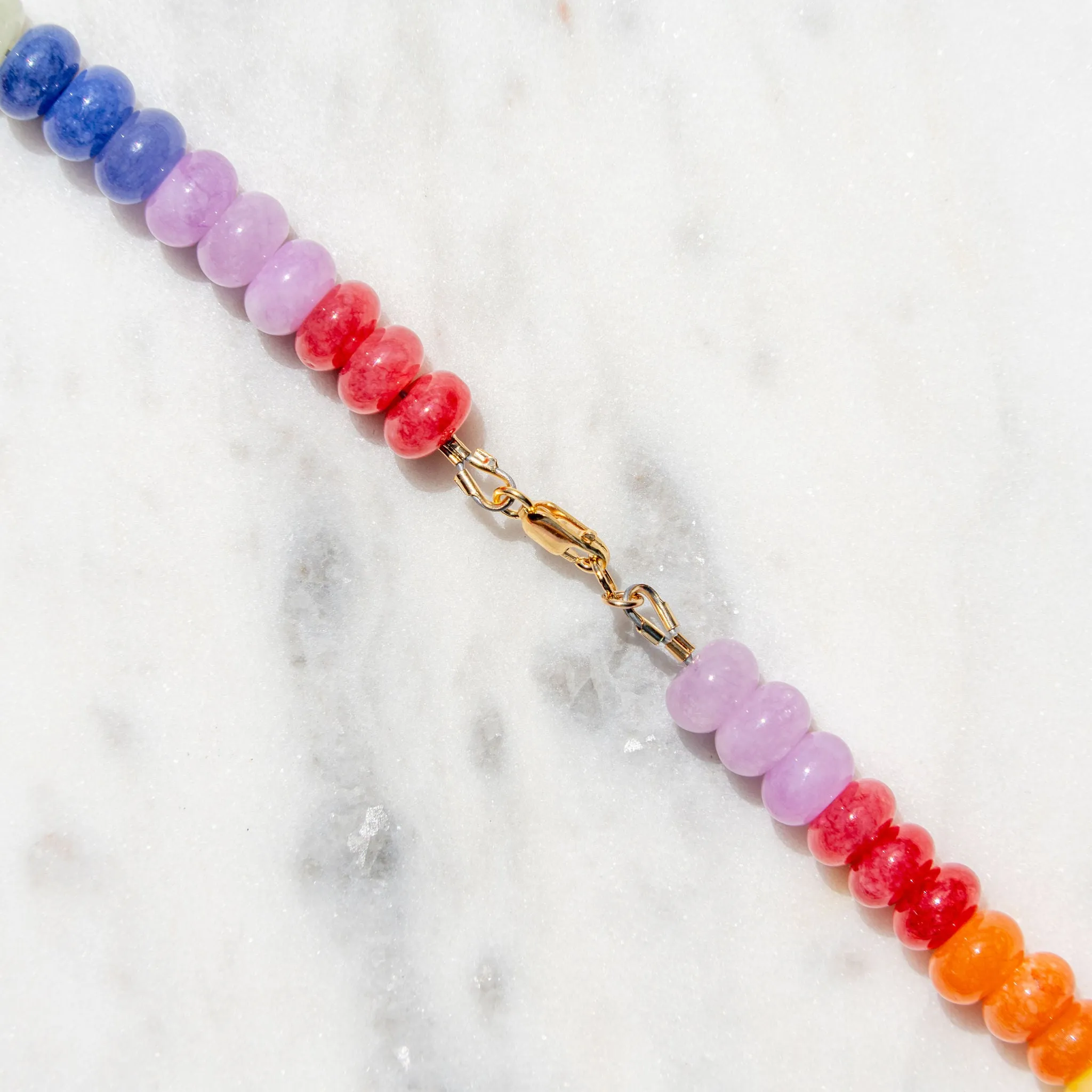 Rainbow Jade Necklace