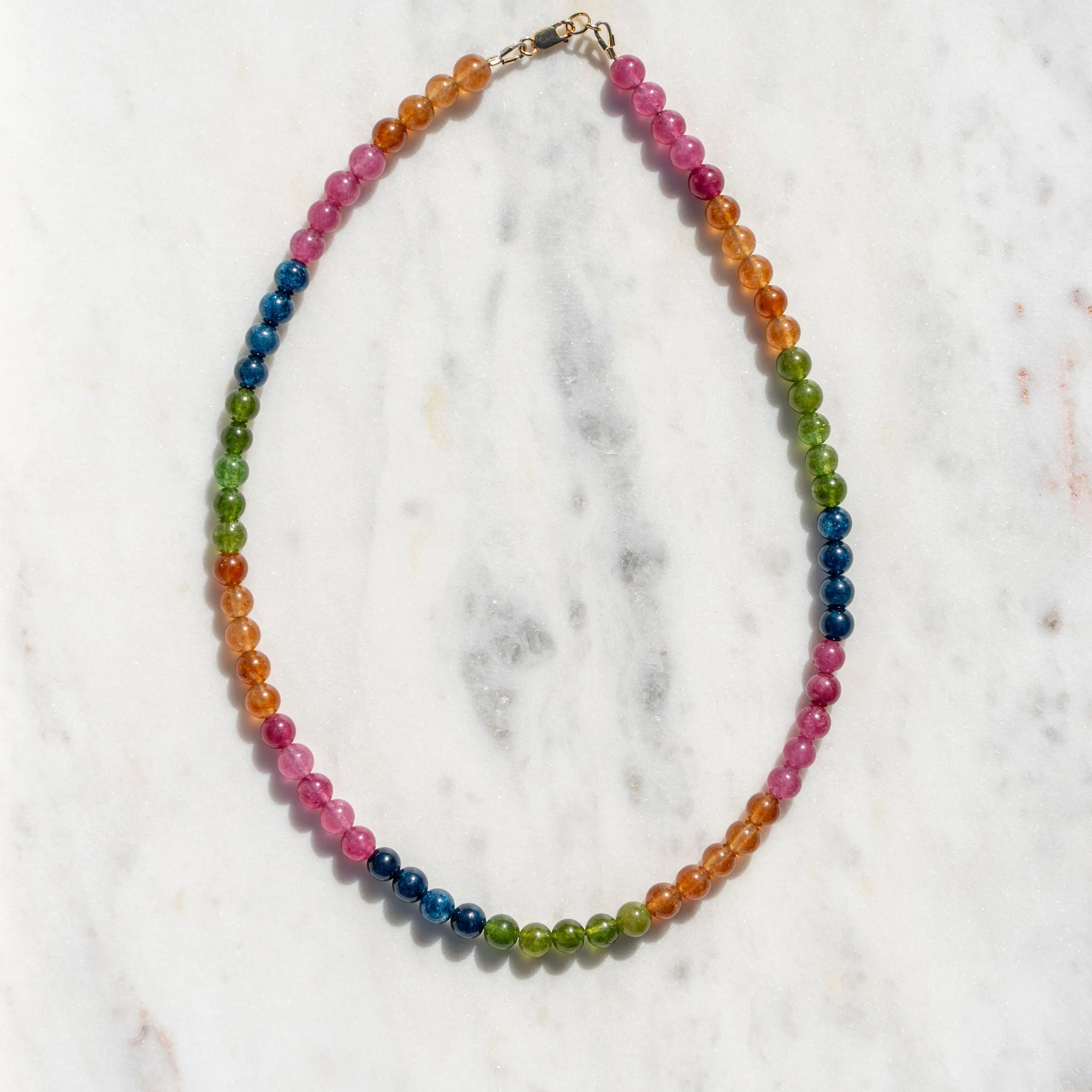 Rainbow Jade Necklace