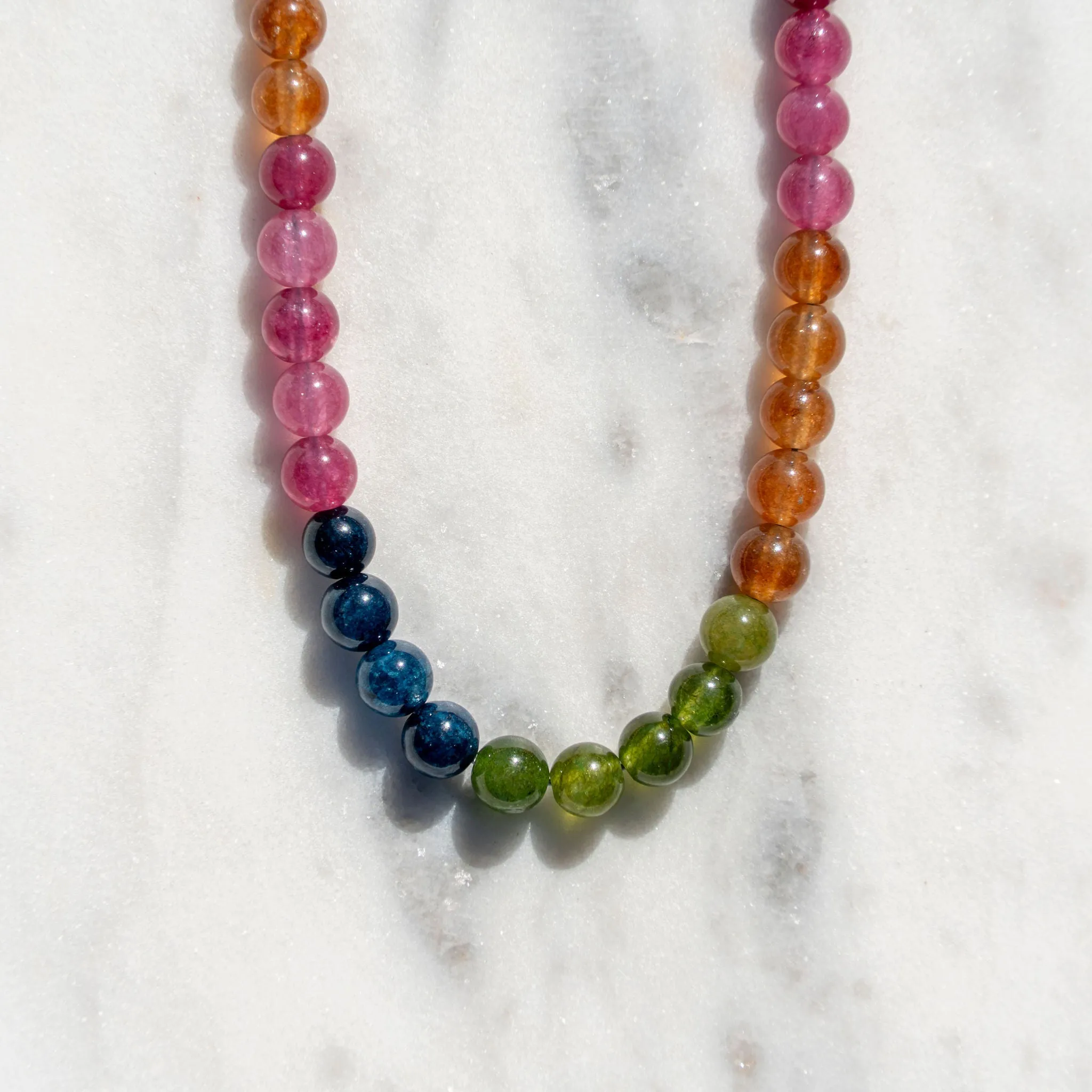 Rainbow Jade Necklace