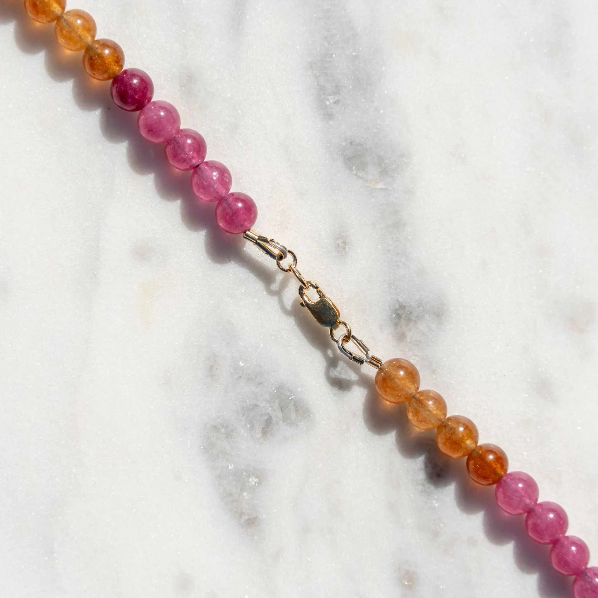 Rainbow Jade Necklace
