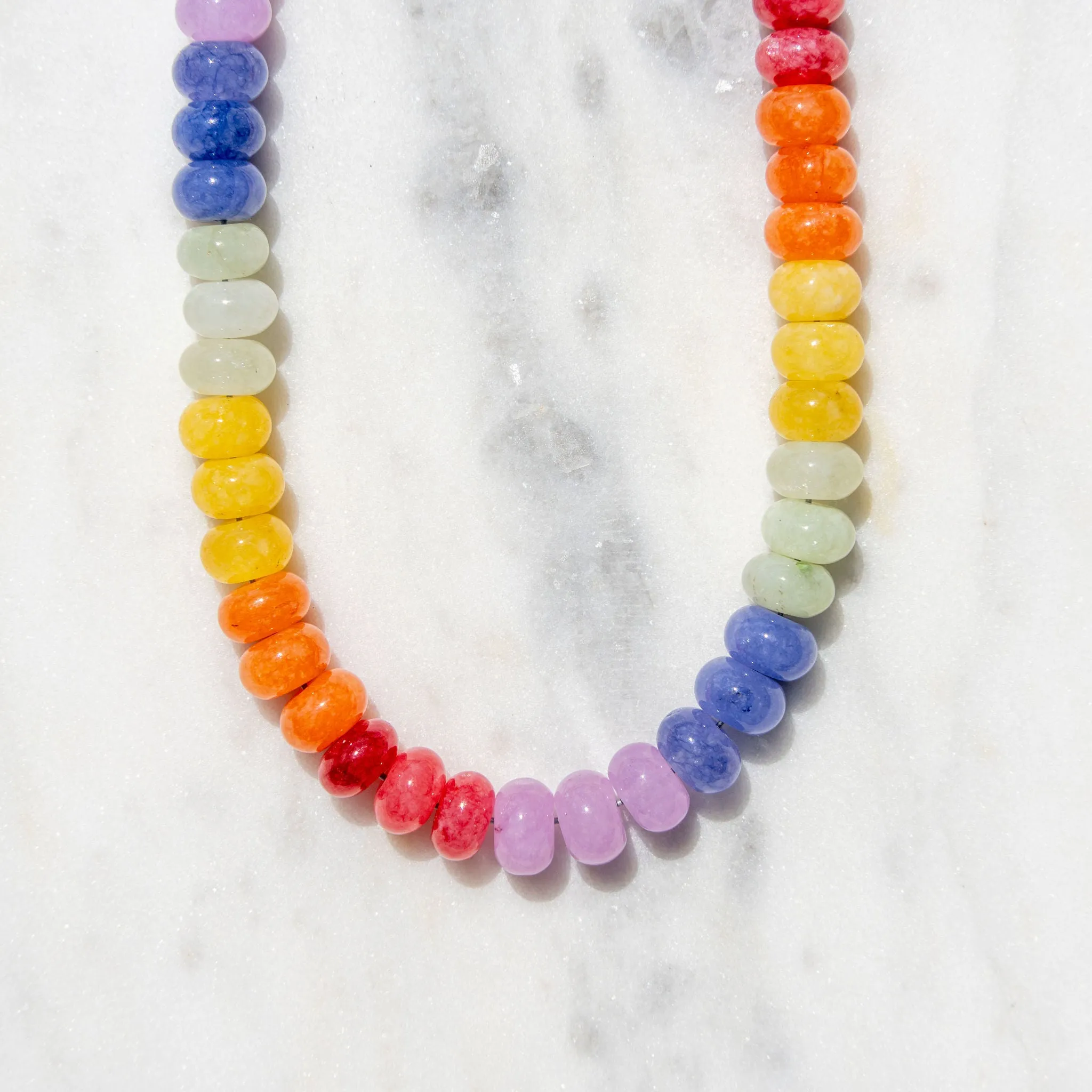 Rainbow Jade Necklace
