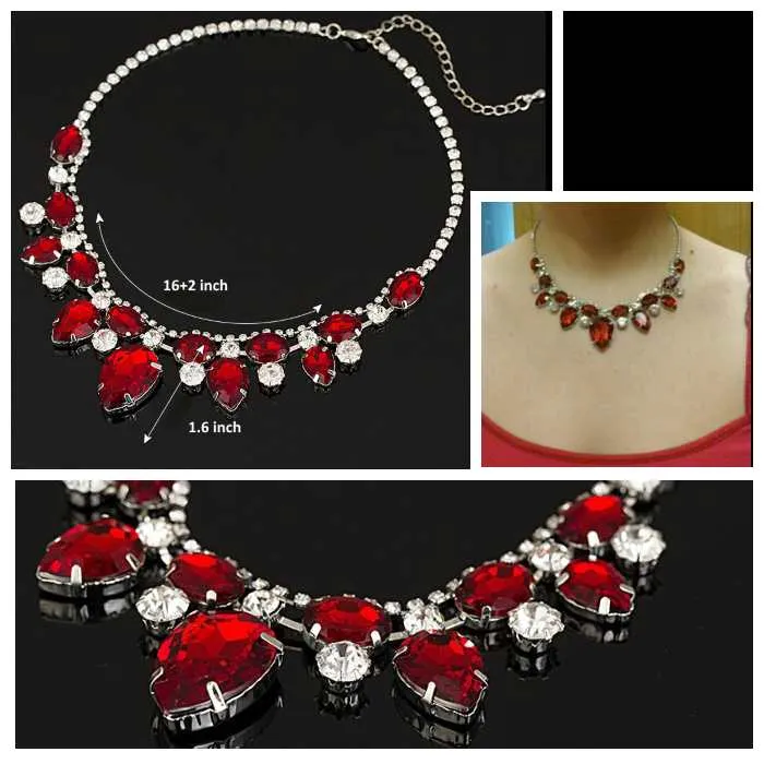 Red Crystal Necklace