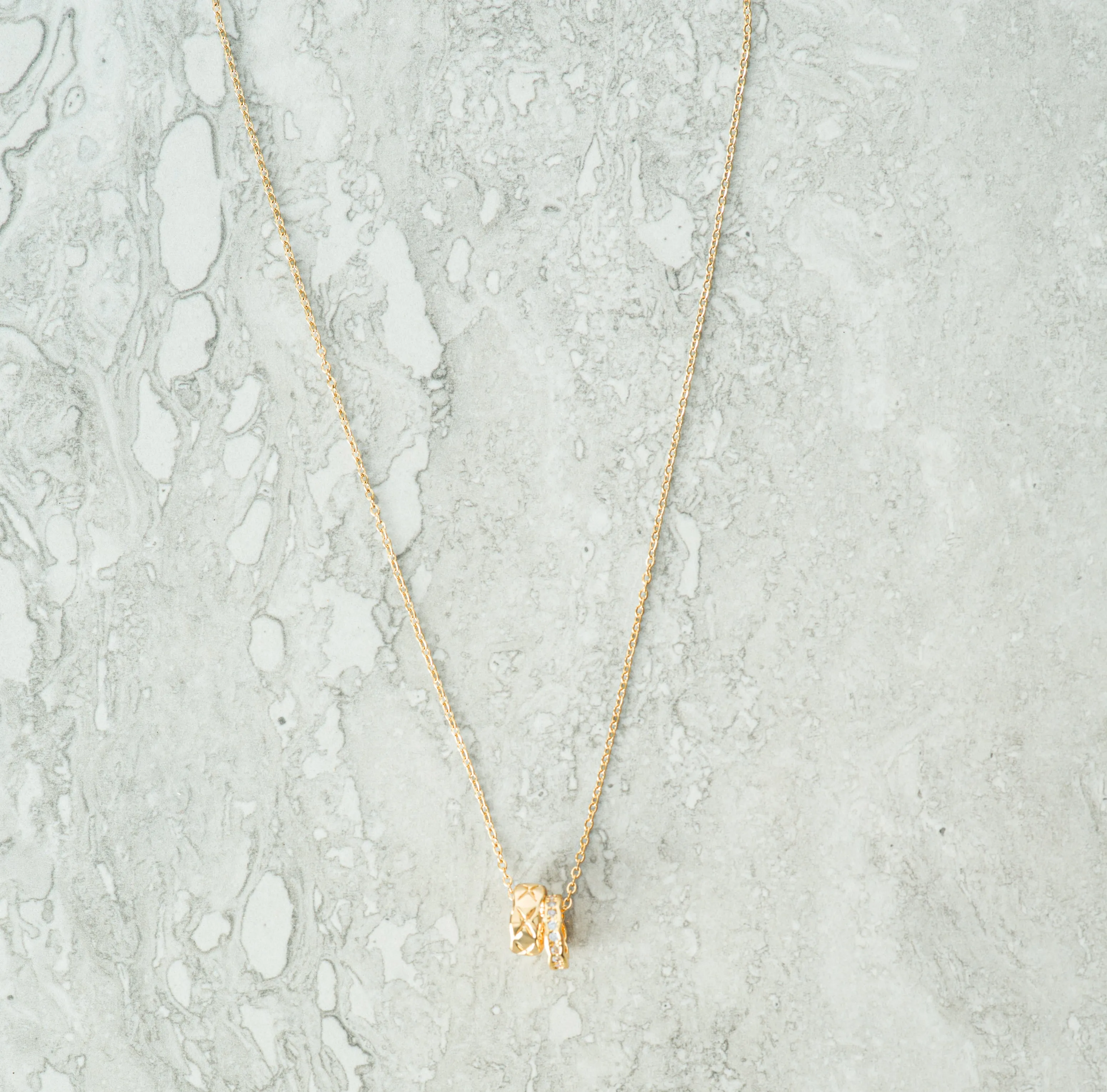 Ring of gold necklace