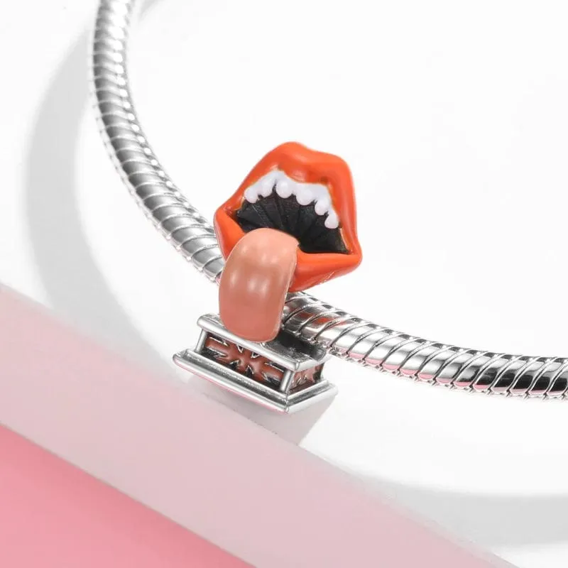 Rock 'n' Roll Tongue Stage Charm