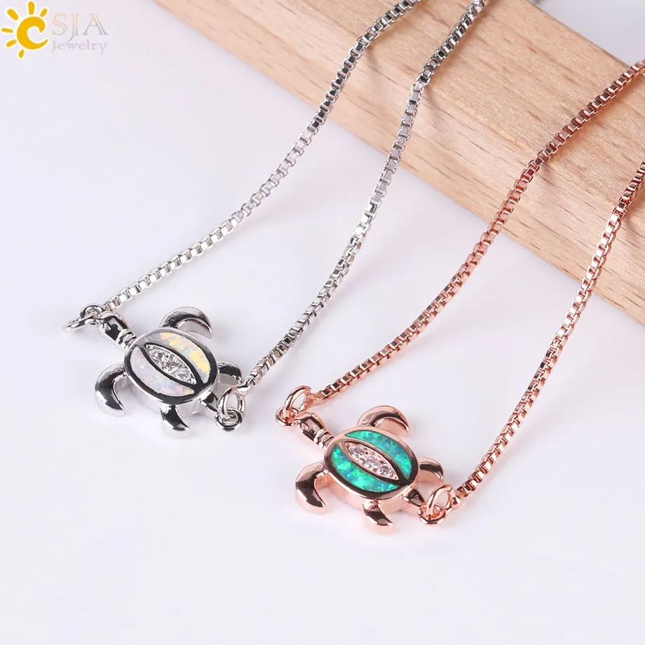 Save Sea Turtle Jewelry | Sea Turtle Bracelet Fire Opal