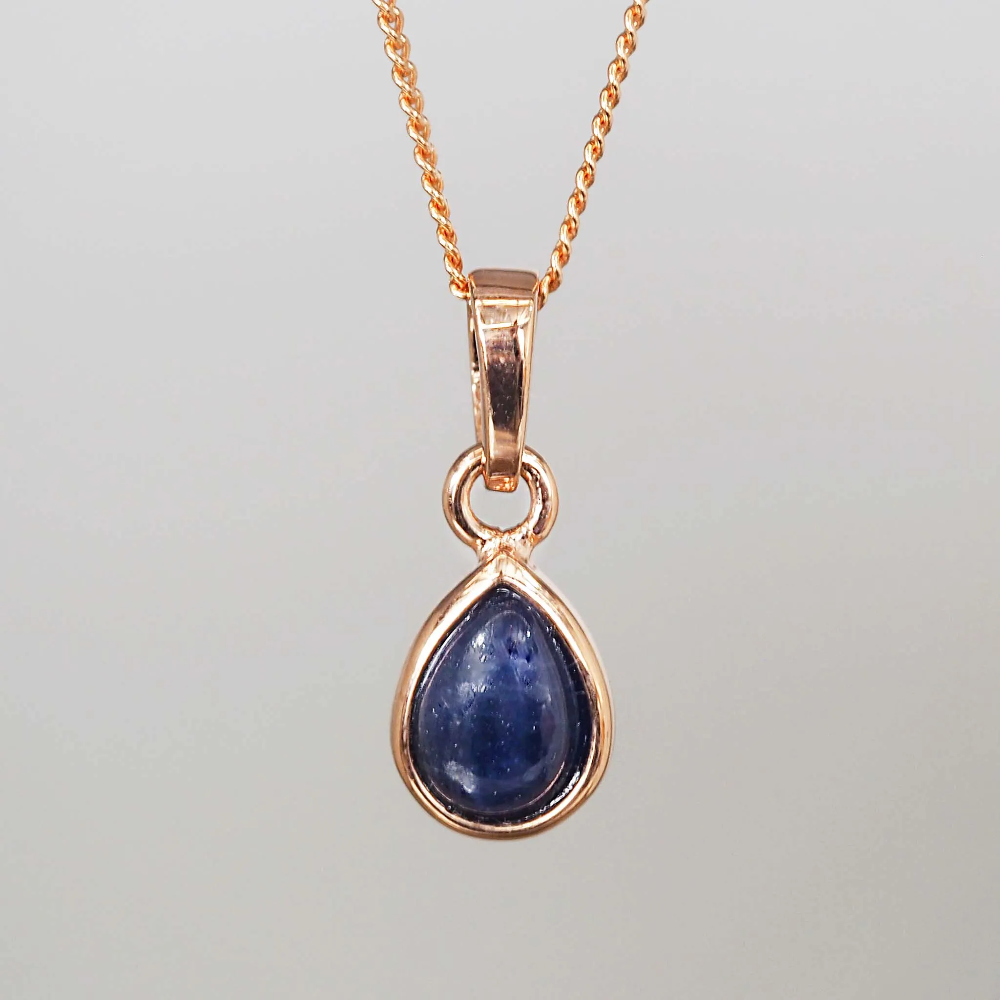 September Birthstone Necklace - Sapphire