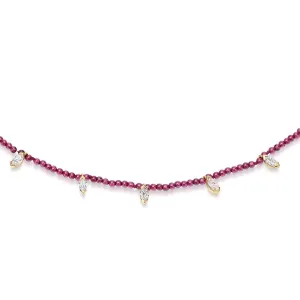 Shanti Garnet Necklace