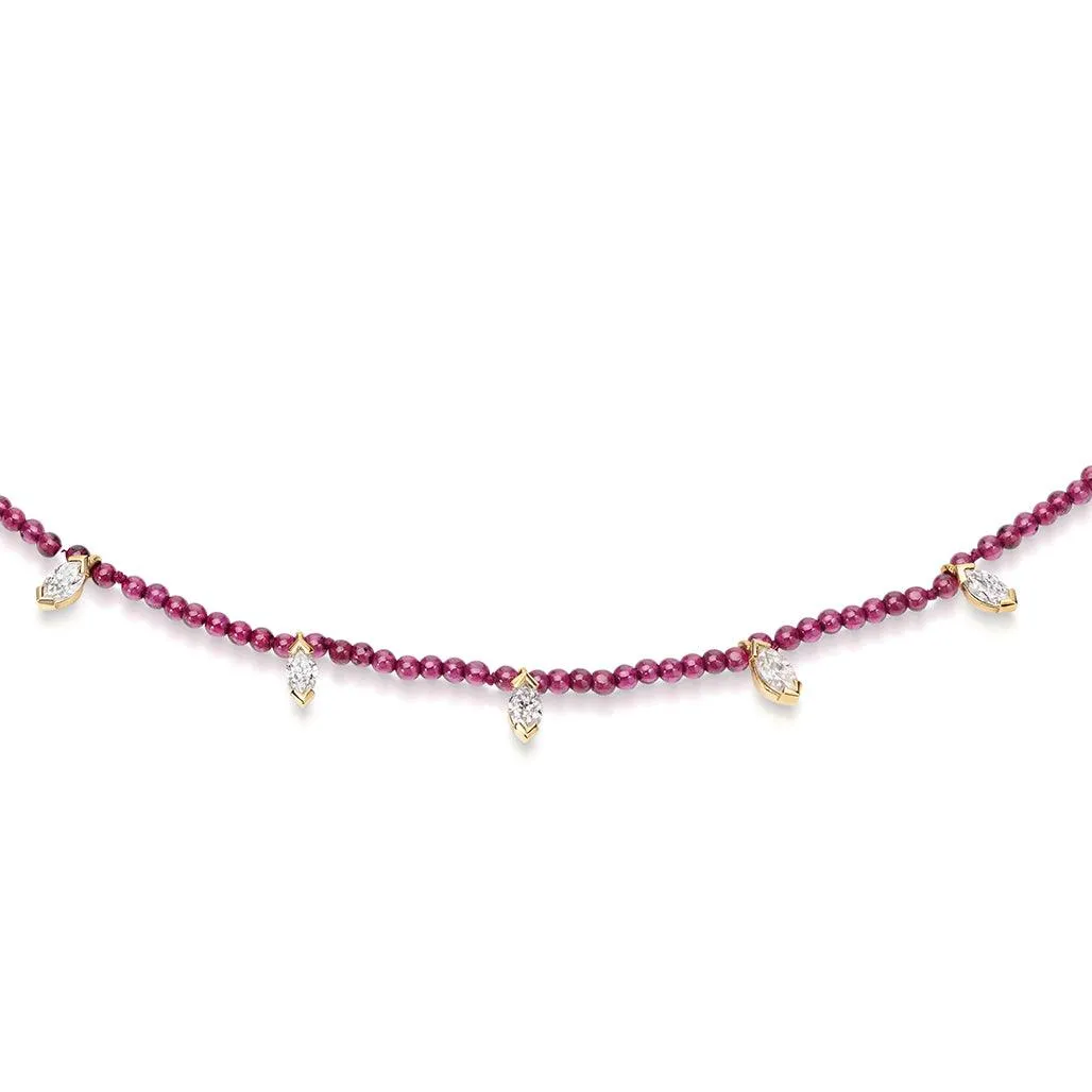 Shanti Garnet Necklace