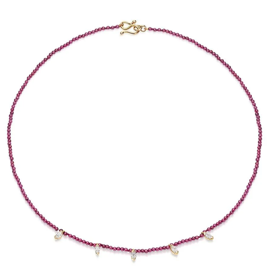 Shanti Garnet Necklace