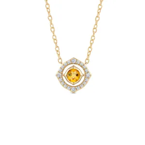 Signature Citrine Birthstone Necklace