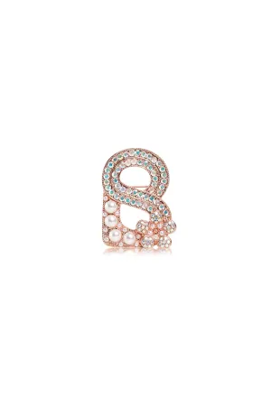 Signature Peony Brooch - Rose Gold