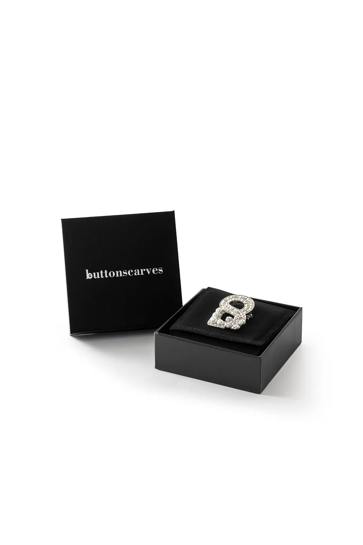 Signature Peony Brooch - Silver