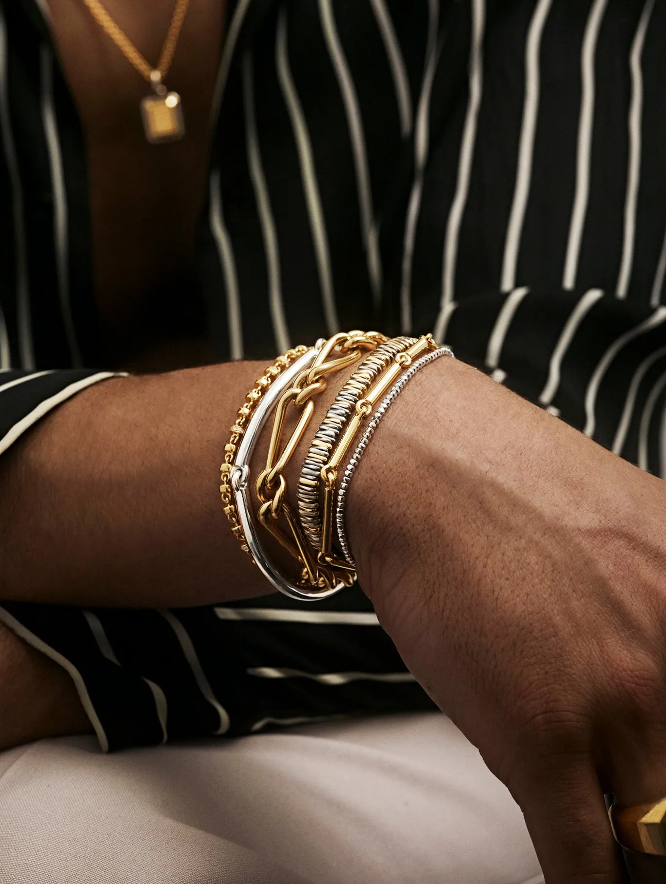 Single Noix Bracelet | White Gold