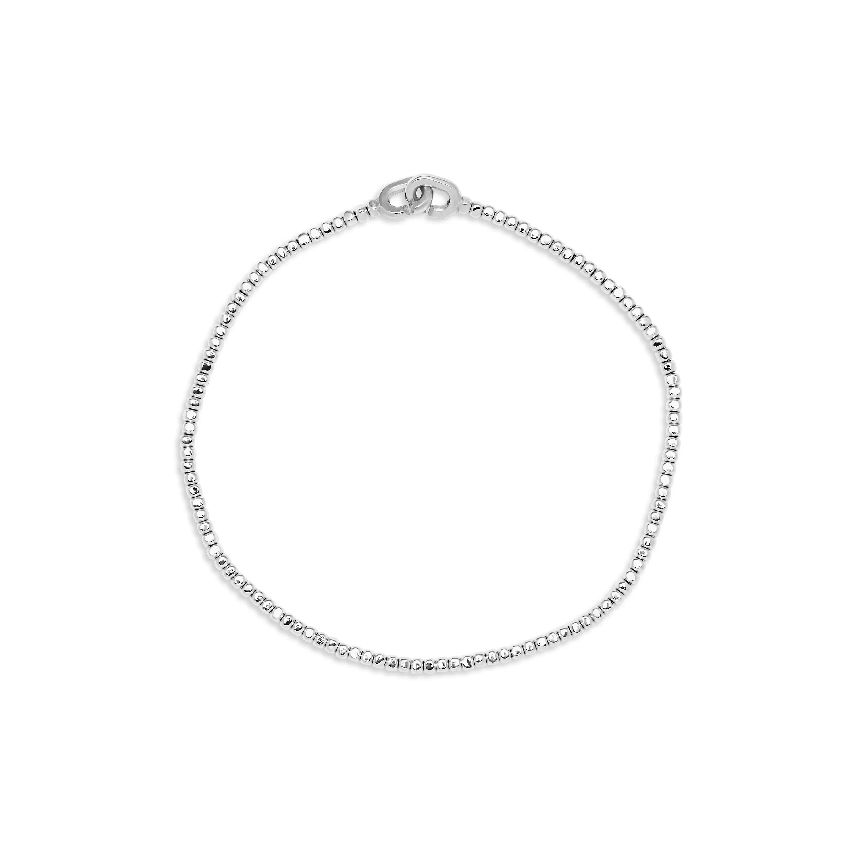 Single Noix Bracelet | White Gold