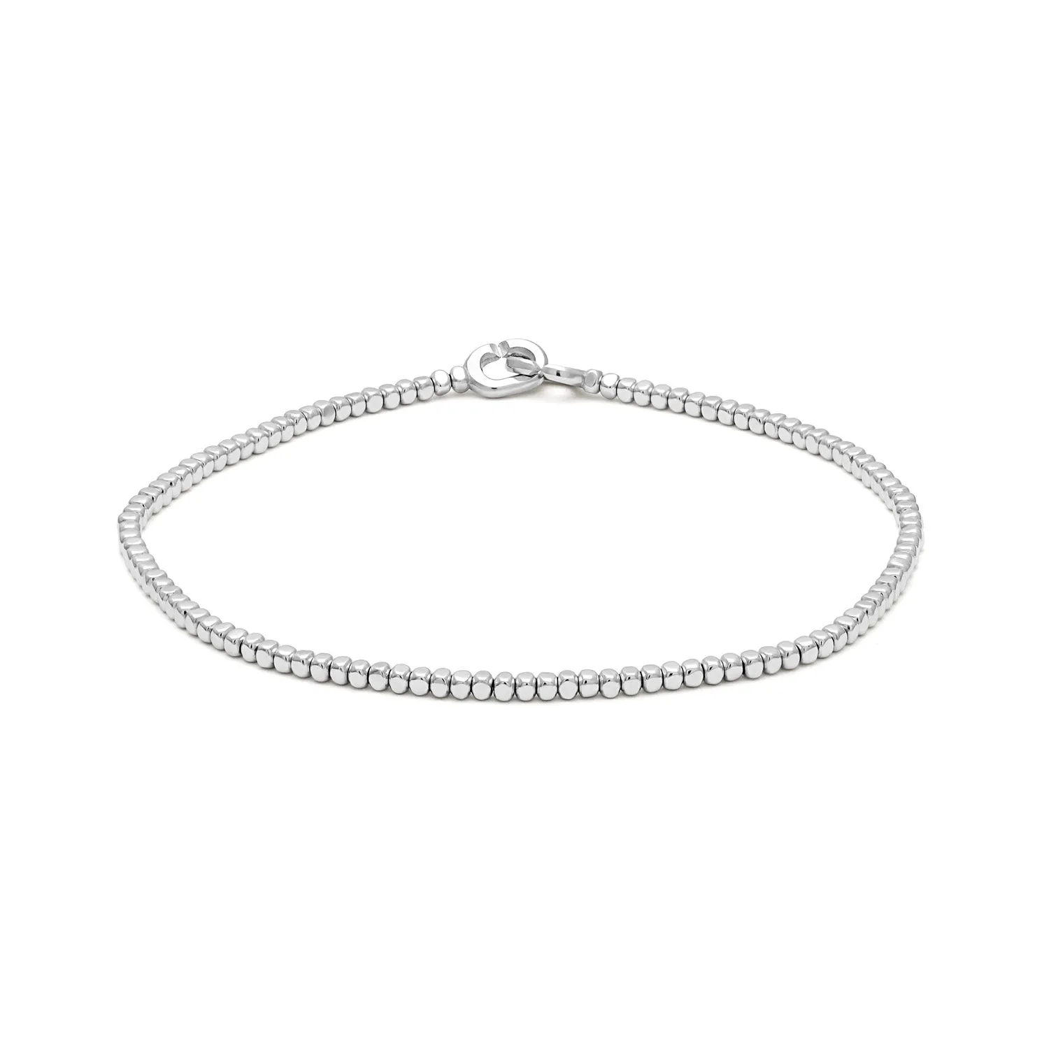 Single Noix Bracelet | White Gold