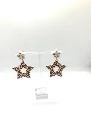 SJ's Cheetah Star Earring