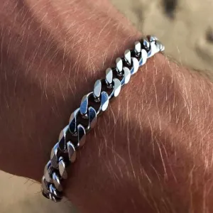 Sky Madrid Pierre Stainless Steel Chain Bracelet