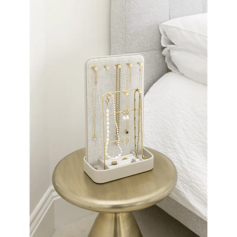 Stackers Large Jewellery Stand Oatmeal Linen