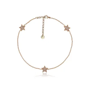 STASIA MINI Triple Star Diamond Anklet