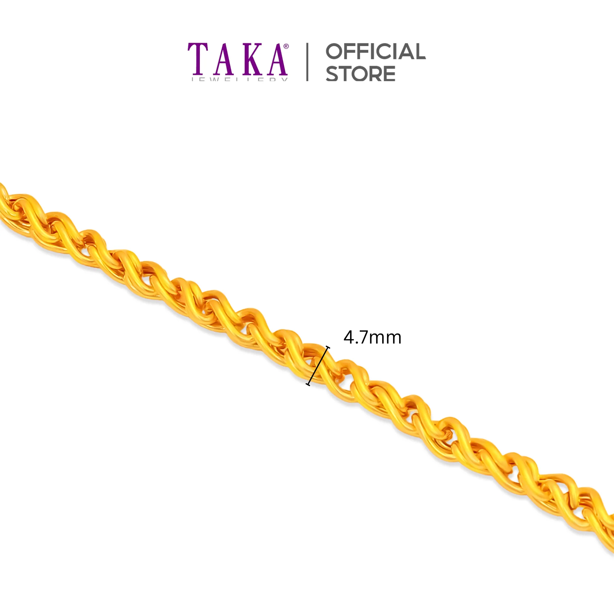 TAKA Jewellery 916 Gold Bracelet