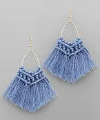 TEARDROP & TASSEL EARRINGS