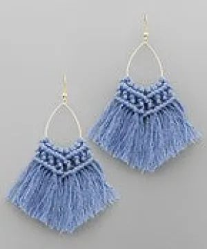 TEARDROP & TASSEL EARRINGS