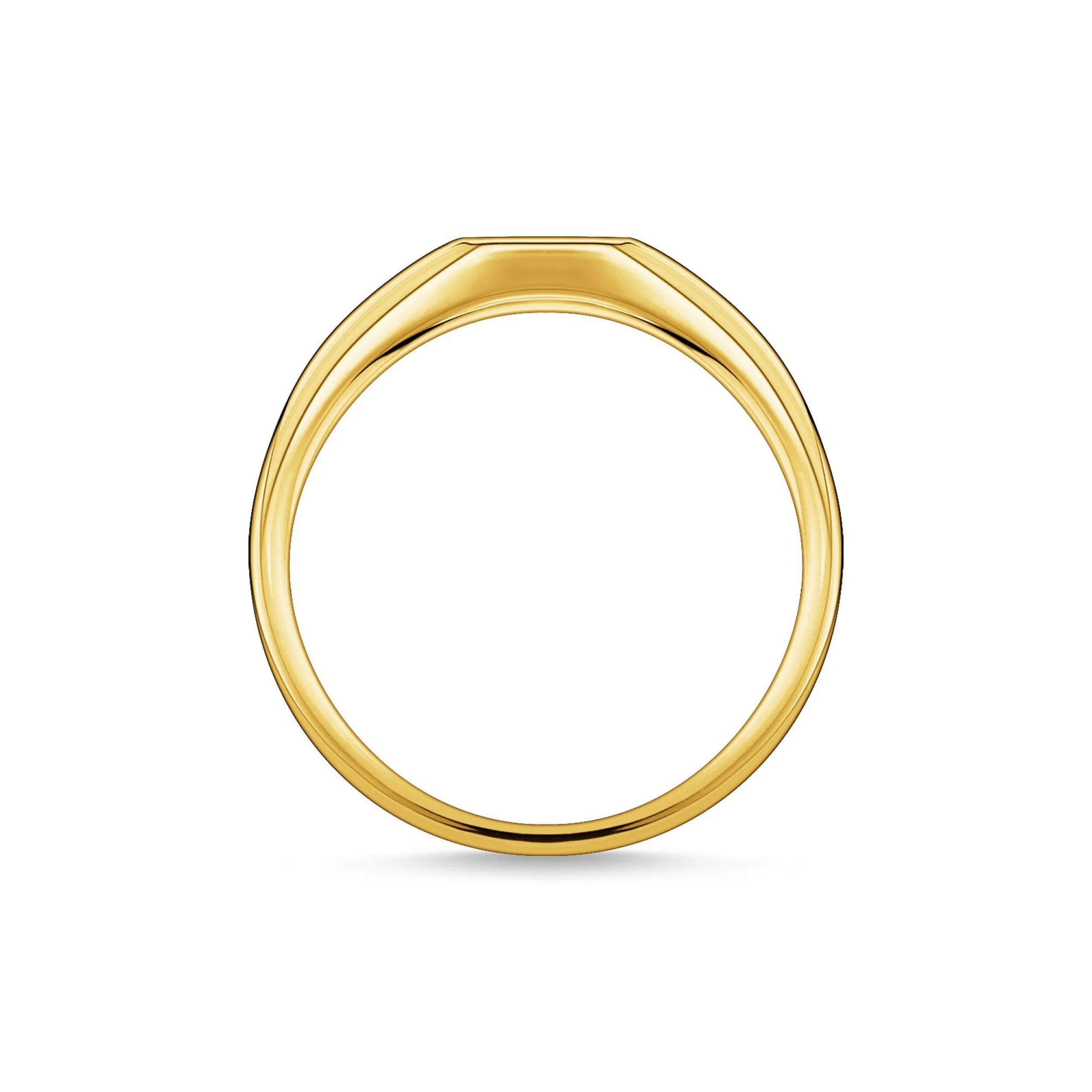 Thomas Sabo Ring Engraved Star Yellow Gold